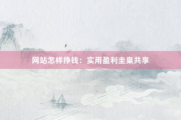 网站怎样挣钱：实用盈利圭臬共享