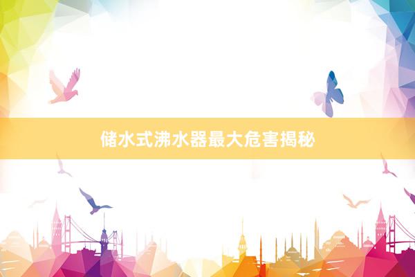 储水式沸水器最大危害揭秘