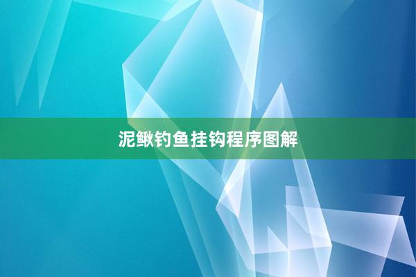 泥鳅钓鱼挂钩程序图解